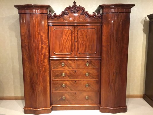 Antique Victorian Mahogany Wardrobe For Sale At Pamono