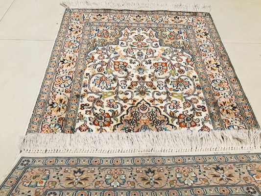 Handgeknupfte Indische Teppiche Aus Seide 1970er 2er Set Bei
