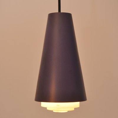 Conical Purple Ceiling Lamp By Svend Middelboe 1960s For Sale At