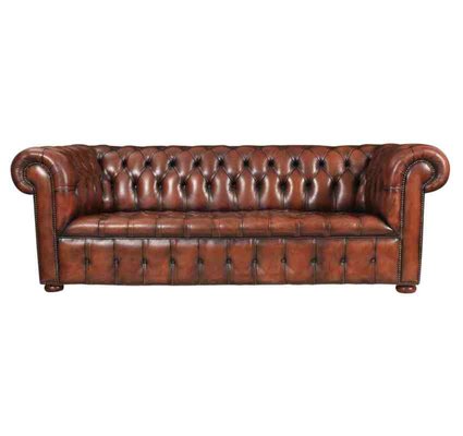 British Leather Chesterfield Sofa 1970s For Sale At Pamono