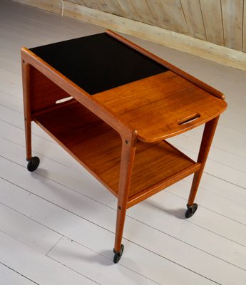 childrens wooden tea cart