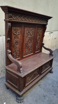 Antique Art Nouveau Bench 1900s For Sale At Pamono