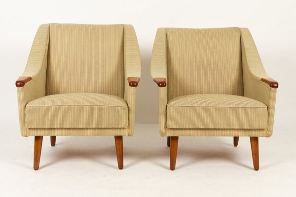 Vintage Danish Lounge Chairs 1960s Set Of 2 For Sale At Pamono
