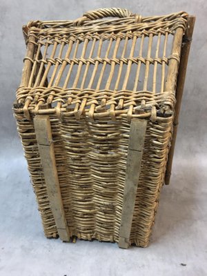 Antique Wicker Baskets Set Of 2