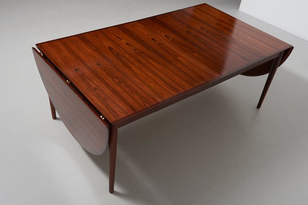 Vintage Rosewood Drop Leaf Dining Table By Arne Vodder For Sibast 1950s Vintage Rosewood Drop Leaf Dining Table By Arne Vodder For Sibast 1950s