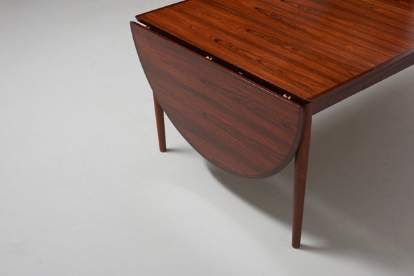Vintage Rosewood Drop Leaf Dining Table By Arne Vodder For Sibast 1950s Vintage Rosewood Drop Leaf Dining Table By Arne Vodder For Sibast 1950s