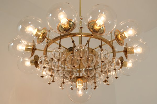 Italian Mid Century Modern Murano Glass Chandelier with Geometric Design, 1960s Italian Mid Century Modern Murano Glass Chandelier with Geometric Design, 1960s
