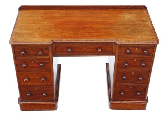 Antique Victorian Mahogany Desk For Sale At Pamono