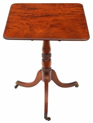 mahogany lamp table