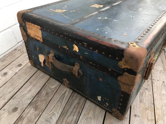 Antique American Steamer Trunk For Sale At Pamono