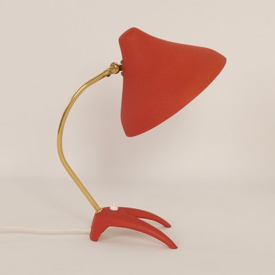 Red Desk Lamp By Ewa Varnamo Sweden 1950s For Sale At Pamono