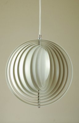 Moon Ceiling Lamp by Verner Panton for Louis Poulsen, 1970s Moon Ceiling Lamp by Verner Panton for Louis Poulsen, 1970s