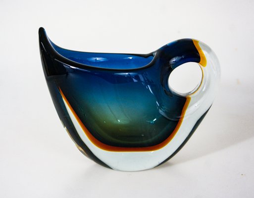Large Mid Century Sommerso Glass Vase 1960s For Sale At Pamono