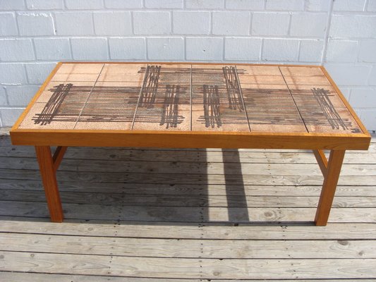 Danish on sale tile table