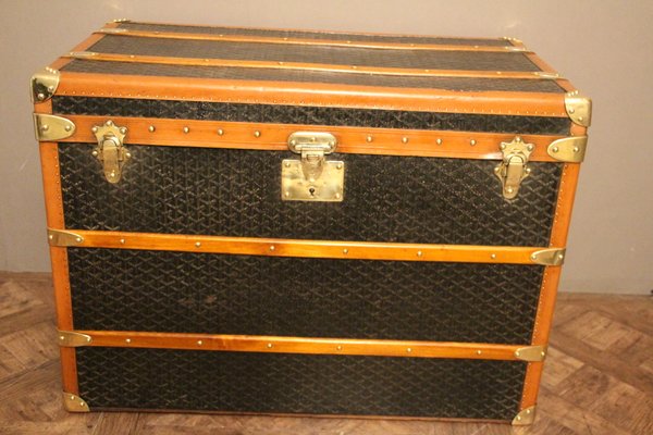 goyard vintage trunk