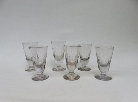 Antique Crystal Champagne Glasses Vintage Stemware Set of Six — French  Antiques Vintage French Decor French Linens Cafe au Lait Bowls and more