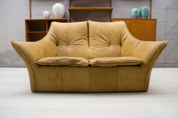 Denver 2 Seater Leather Sofa By Gerard Van Den Berg For Montis
