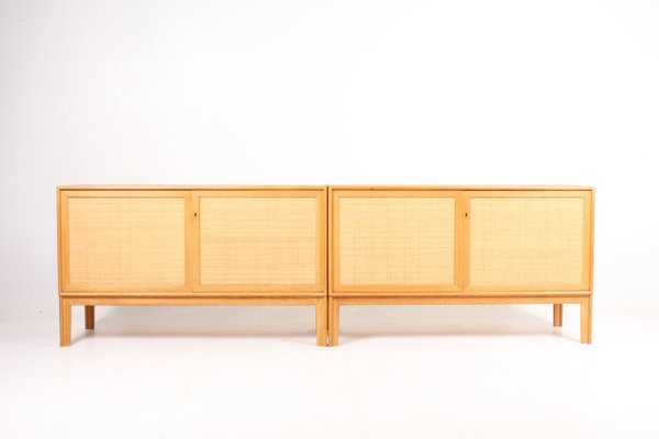 Cane And Oak Dressers By Alf Svensson For Bjasta 1960s For Sale