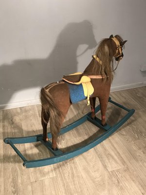 mid century rocking horse