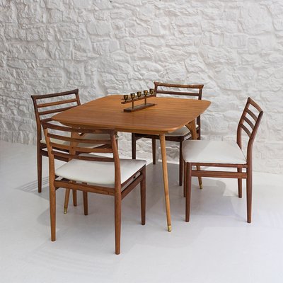 Jacaranda Wood Dining Chairs By Erling Torvits From Soro