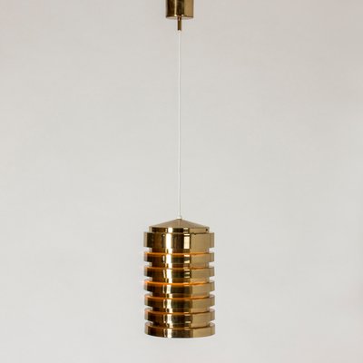 Brass Pendant Lamp by Hans Agne Jakobsson for Hans Agne Jakobsson AB Markaryd, 1960s Brass Pendant Lamp by Hans Agne Jakobsson for Hans Agne Jakobsson AB Markaryd, 1960s