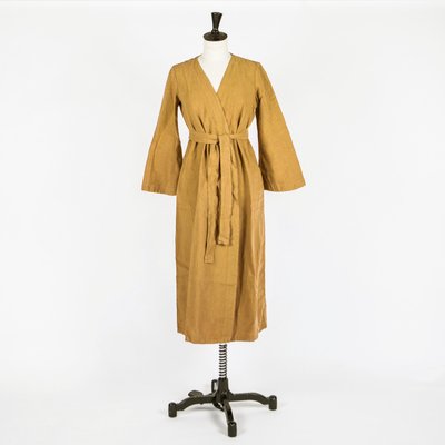 linen dressing gown