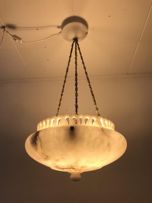 Swedish Alabaster Pendant Lamp 1920s For At Pamono Swedish Alabaster Pendant Lamp 1920s