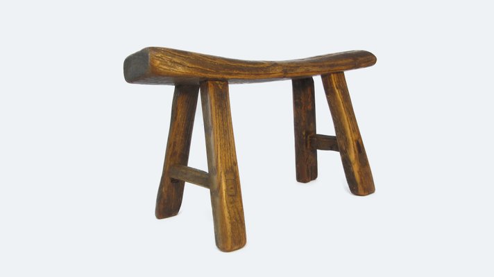 Low Antique Chinese Wooden Stool For At Pamono Low Antique Chinese Wooden Stool For