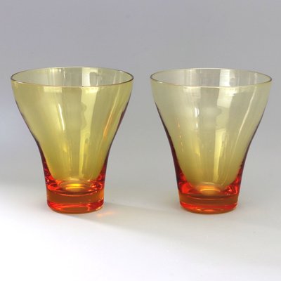 Vases By Barnaby Powell For Whitefriars 1930s Set Of 2 For Sale