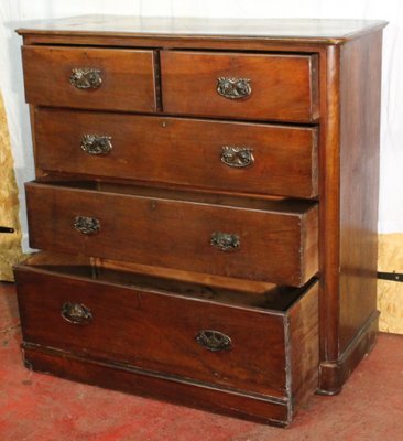 Antique Round Mahogany Dresser For Sale At Pamono