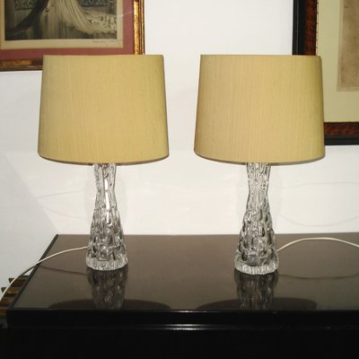 Vintage Crystal Table Lamps By Carl, Set Of 2 Crystal Table Lamps