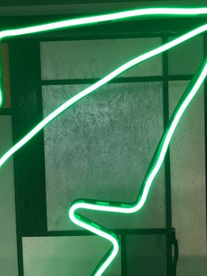 Light Green Oak Leaf Led Floor Lamp From Officinadiricerca 2000s Light Green Oak Leaf Led Floor Lamp From Officinadiricerca 2000s