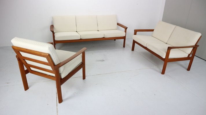 Danish Borneo Living Room Set By Sven Ellekaer For Komfort 1960s