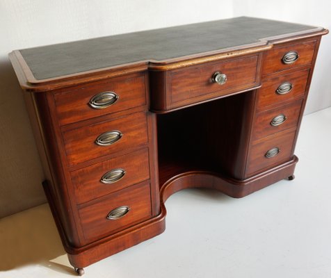 Antique Mahogany Desk Or Dressing Table, Antique Mahogany Desk With Drawers