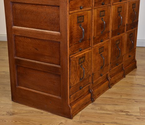 Antique Oak Filing Cabinets From Globe Wernicke Set Of 4 For Sale