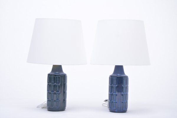 vintage blue lamps