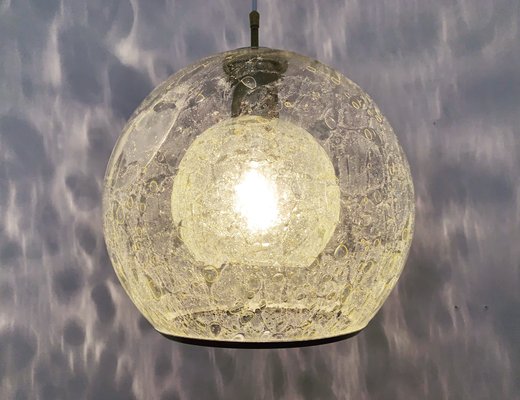 Vintage Bubble Glass Pendant Lamp From Doria Leuchten 1960s For Vintage Bubble Glass Pendant Lamp From