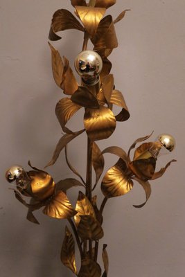 vintage gold floor lamp