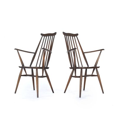 Vintage Model 369a Windsor Chairs From Ercol 1960s Set Of 2 For