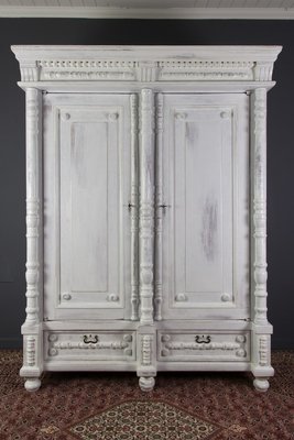 Vintage Solid Pine 2 Door Armoire 1920s For Sale At Pamono