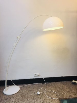 Space Age Arc Floor Lamp From Hustadt, Retro Arched Floor Lamp