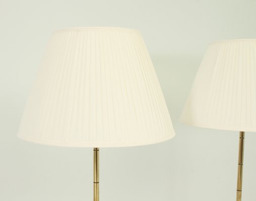 Swedish Brass Floor Lamps 1940s Set Of 2 For At Pamono Swedish Brass Floor Lamps 1940s Set