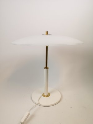 Vintage Art Deco Style Swedish Table, Vintage Table With Built In Lamp