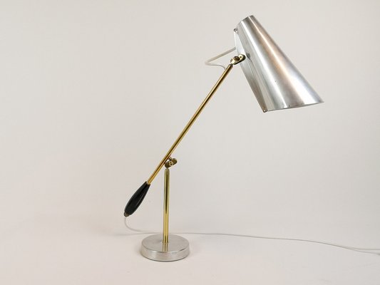 Mid Century Norwegian Birdy Table Lamp, Birdy Table Light