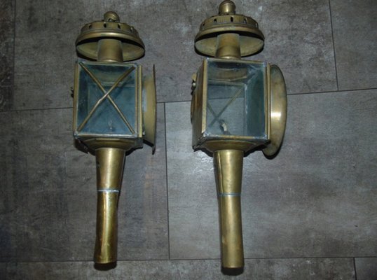 Antique Carriage Lamps Set Of 2 Antique Carriage Lamps Set Of 2