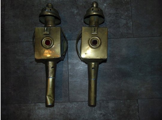 Antique Carriage Lamps Set Of 2 Antique Carriage Lamps Set Of 2