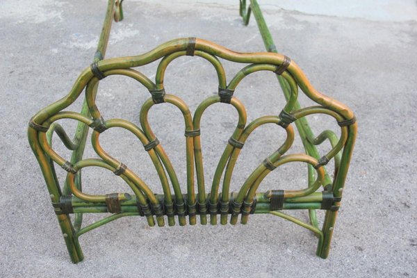 Vintage bamboo bed frame deals