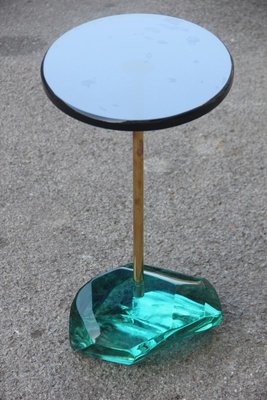 crystal side table