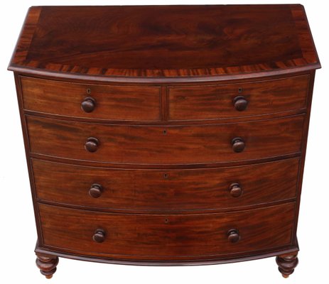 Antique William Iv Mahogany Chest Of Drawers For Sale At Pamono