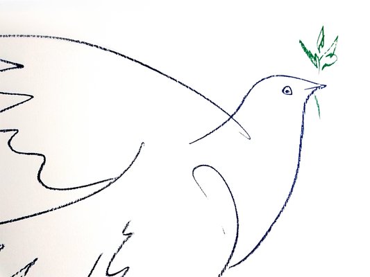 vintage peace dove original Poster black light